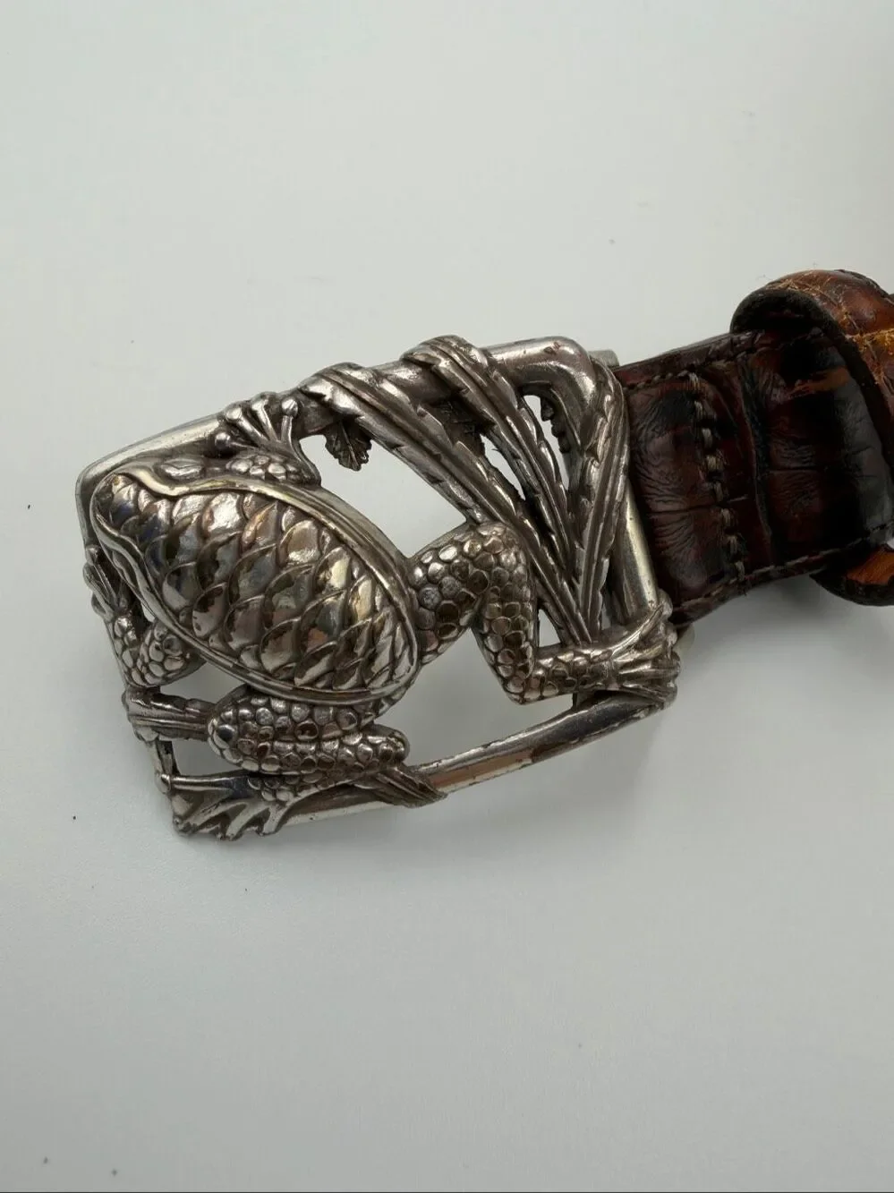 Brighton brown croc